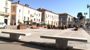 Piazza Libertà, a Luino (VA)