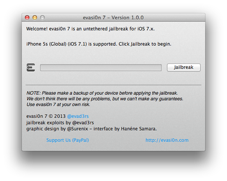 Schermata 2013 12 22 alle 13.26.31 Come eseguire il jailbreak untethered di iOS 7.0.5 su iPhone 5S ed iPhone 5C – Guida