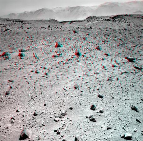 Curiosity sol 522 NavCam anaglyph - Dingo Gap