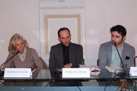 I relatori: Marina Cicogna, Tony di Corcia, Sergio Maria Ortolani