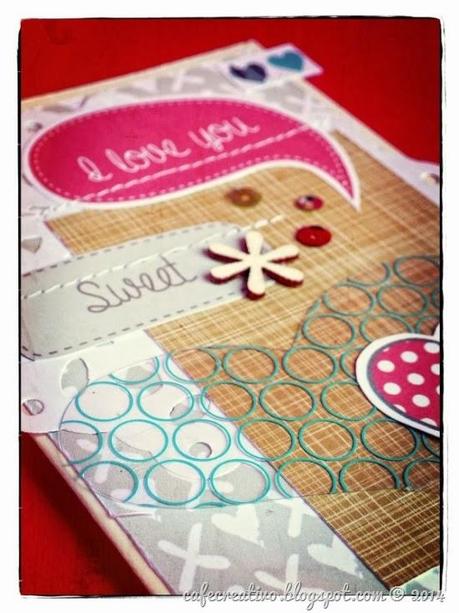 cafe creativo - sizzix big shot - valentiner card - paper free