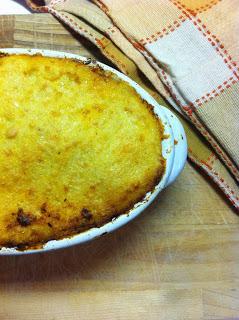 GATEAU DI PATATE CON RAGU' DI CARNE E PROVOLA AFFUMICATA