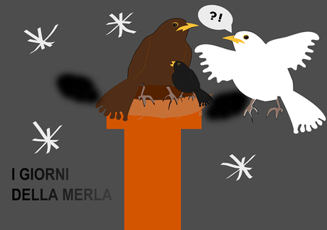 Merli disegnati da Camilla con Inkscape