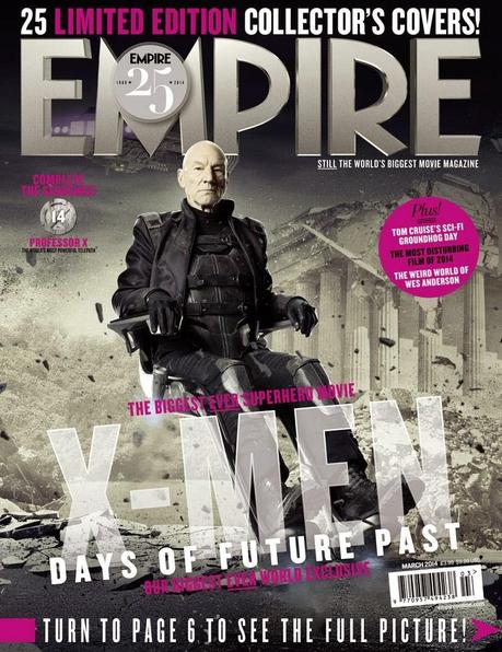 Le 25 copertine di Empire per Days of Future Past