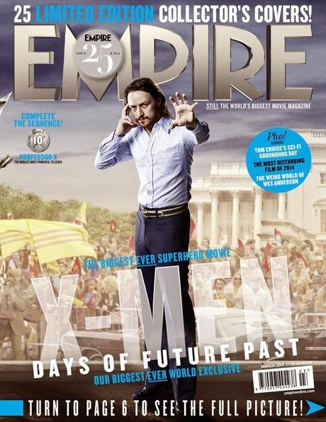 Le 25 copertine di Empire per Days of Future Past