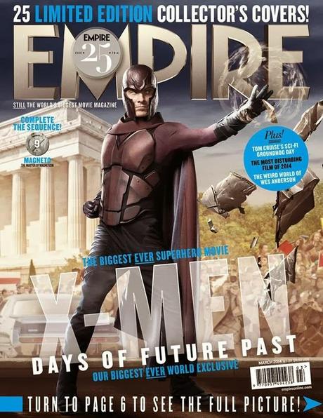 Le 25 copertine di Empire per Days of Future Past