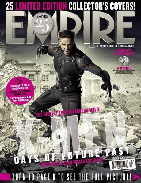 Le 25 copertine di Empire per Days of Future Past