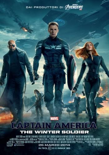 Captain America: The Winter Soldier   Il nuovo poster e app per i fan Scarlett Johansson Chris Evans Captain America: The Winter Soldier 