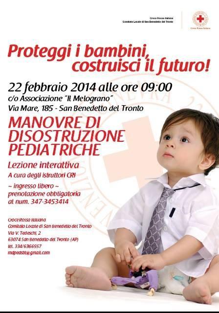 2° appuntamento con le Manovre di disostruzione pediatrica a S. Benedetto del Tronto (Ap)