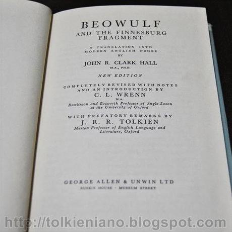 Beowulf and the Finnesburg Fragment, di J.R. Clark Hall e introduzione di J.R.R. Tolkien, 1963