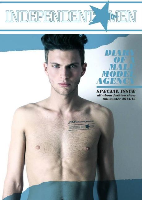 INDEPENDENT MEN DIARY JANUARY 2014 FASHION MODELS LIFESTYLE