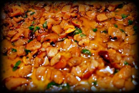 SCIALATIELLI CON PORCINI, VONGOLE E CREMA DI CANNELLINI