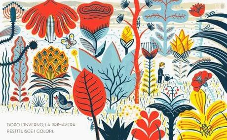 LE BELLISSIME ILLUSTRAZIONI CON PATTERNS DI LAURENT MOREAU NEL LIBRO 