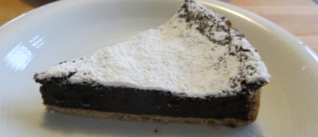 crostata di cioccolato e castagna