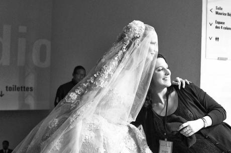 Backstage at Elie Saab Spring 2014 Coture