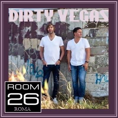 Dirty Vegas a tutta house, dal vivo al Room 26 di Roma, sabato 8 febbraio 2014.