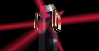 Elaborazione artistica di un chip atomico da utilizzare nel Cold Atom Lab. Crediti: NASA/JPL-Caltech