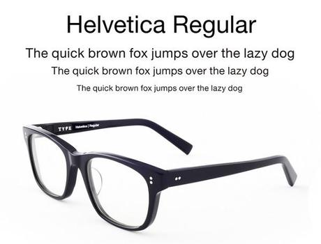 helvetica regualar glass