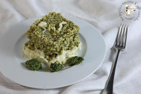 risotto con pesto di cavolo nero