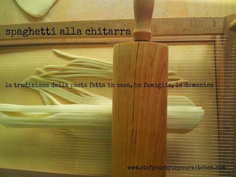 Spaghetti alla chitarra fatti in casa