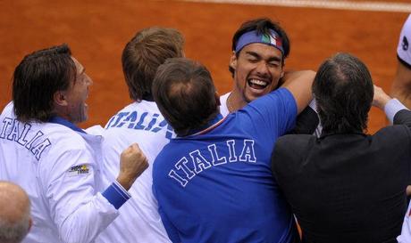 Ancora Fognini, azzurri ai quarti di Coppa Davis