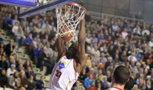 ROMA 26 DICEMBRE 2013 BASKET SERIE A ACEA ROMA BANCO DI SARDEGNA SASSARI NELLA FOTO TREVOR MBAKWE FOTO CIAMCAST