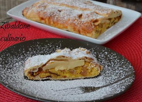 Strudel di mele con Granny Smith e panettone riciclato