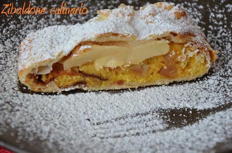 Strudel di mele con Granny Smith e panettone riciclato