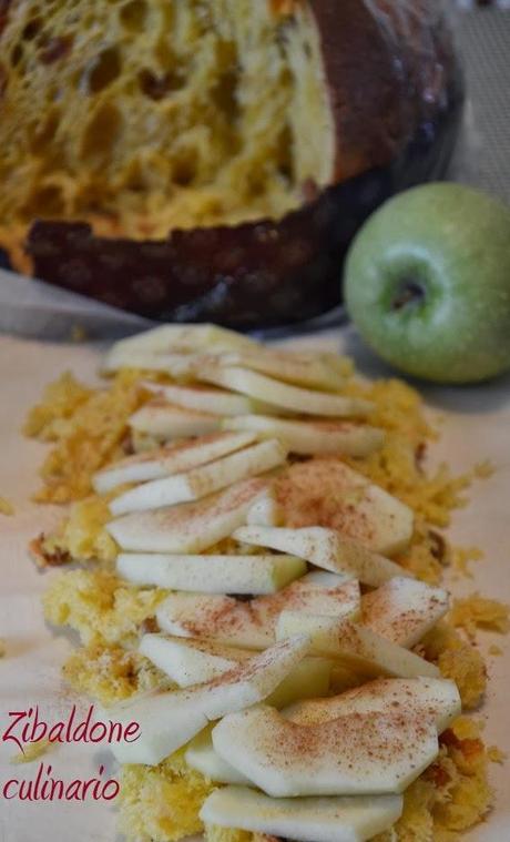 Strudel di mele con Granny Smith e panettone riciclato