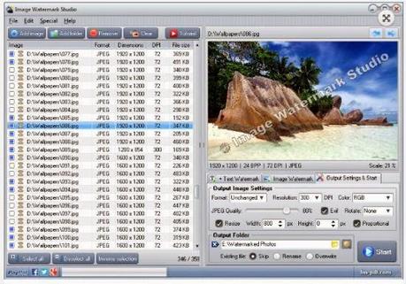 Image Watermark Studio | aggiungi filigrane a gruppi di immagini