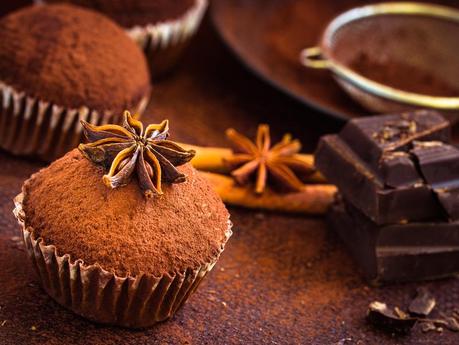Muffin al cioccolato e cannella