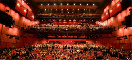 l'interno del Palast, il palazzo del cinema