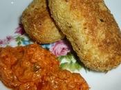 Crocchette topinambur salsa piccante peperoni