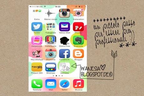 Il tuo blog con l´icona personalizzata su Iphone