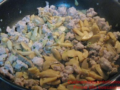 penne alla boscaiola