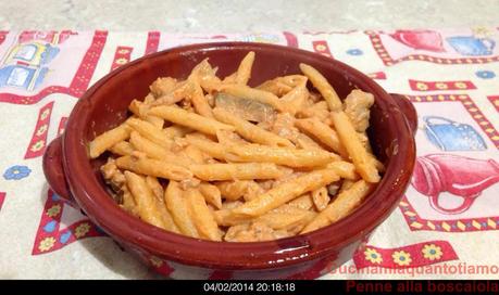 penne alla boscaiola