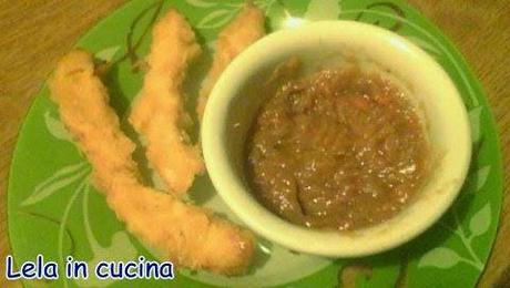 pollo croccante con salsa di verdure alla soia