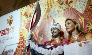 La Torcia per le Olimpiadi Invernali di Sochi 2014 (giornalettismo.com)