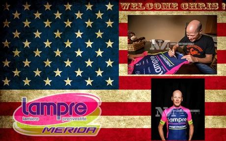 Prime foto di Chris Horner con la maglia Lampre-Merida