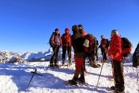 escursione con le ciaspole in val zoldana