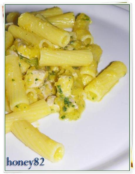 PASTA CON ZUCCA E MAIALE