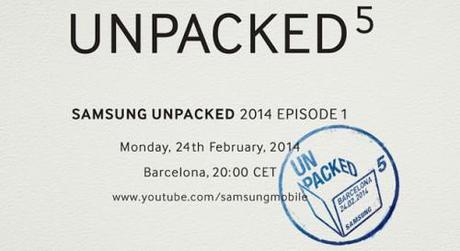 Samsung Galaxy S5 sarà presentato il 24 febbraio samsung-unpacked-5-invitation