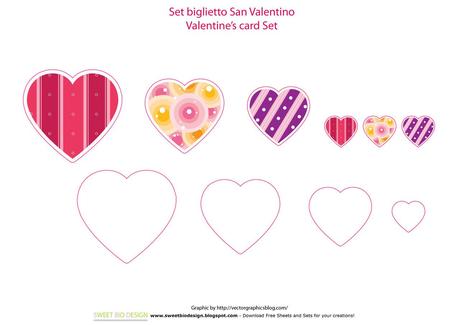 Biglietto Romantico San Valentino - Valentine's day Romantic Card