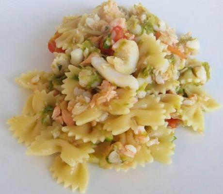 farfalle  pesce e scarola