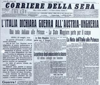 A cento anni dalla Grande Guerra: un'idea... se siete d'accordo