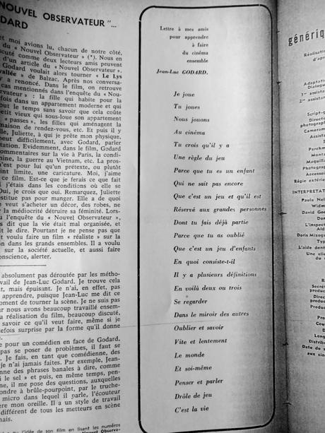 Jean-Luc Godard: Il gioco del cinema.