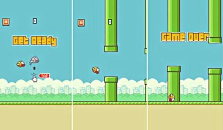 Flappy Bird Get Ready Game Over 610x356 600x350 Flappy Bird: Suggerimenti e Trucchi  applicazioni  trucch tips and tricks suggerimenti Flappy Bird 