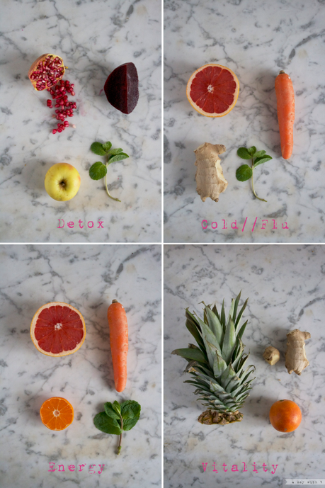 Fruit and veggies juices // ovvero come mettersi la coscienza a posto!