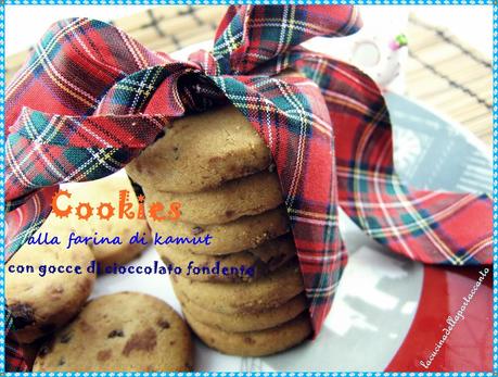 London cookies integrali al kamut con gocce di cioccolato fondente