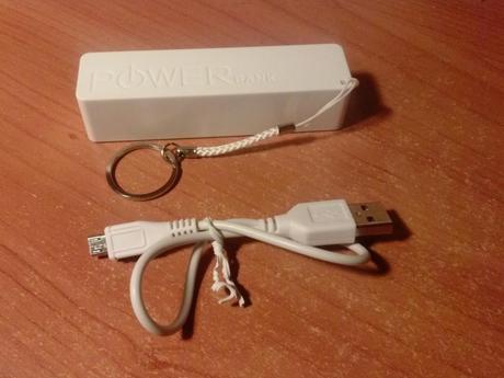 CAM00060 1024x768 [Recensione] Power Bank: Il caricabatterie micro usb portatile da 2600mah Super Economico!